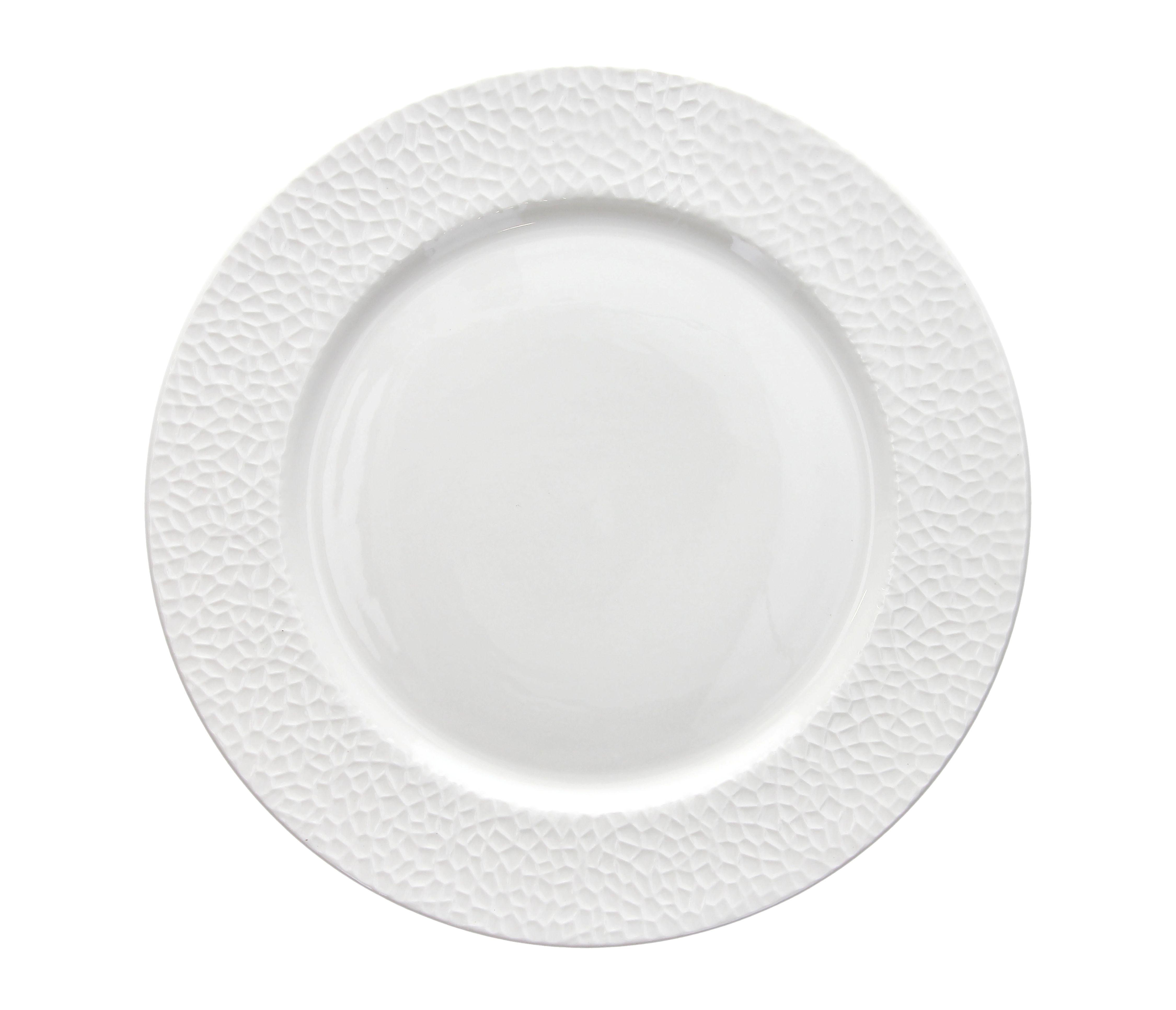 Tanjur Plitki Golf Bianco, Ø: 27cm - bijela, Basics, keramika (27/27/1cm) - Tognana