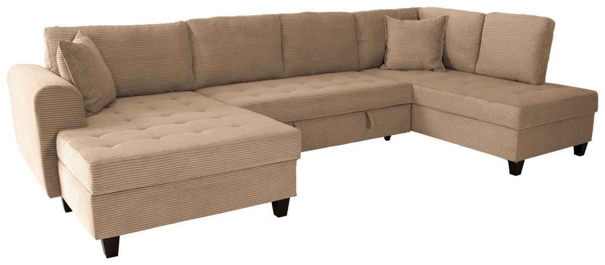 Canapea modulara MORITZ - caramel, Trend, textil (155/324/178cm) - Modern Living