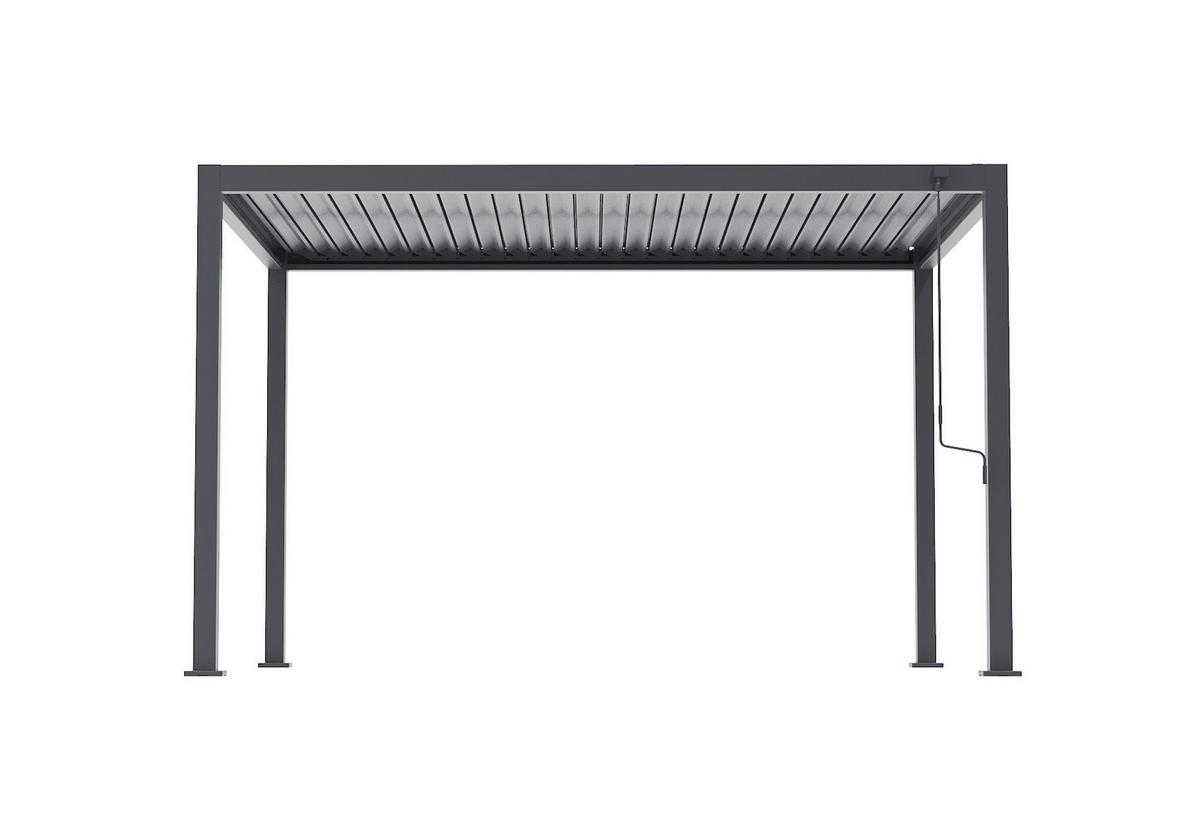Pergola Core Anthrazit - Anthrazit, Basics, Metall (393/247/300cm) - Gardenson