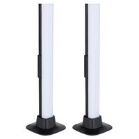 Namizna Led-svetilka 25895sh Polliver - črna/opal, Design, umetna masa (3/3/32,5cm) - Globo