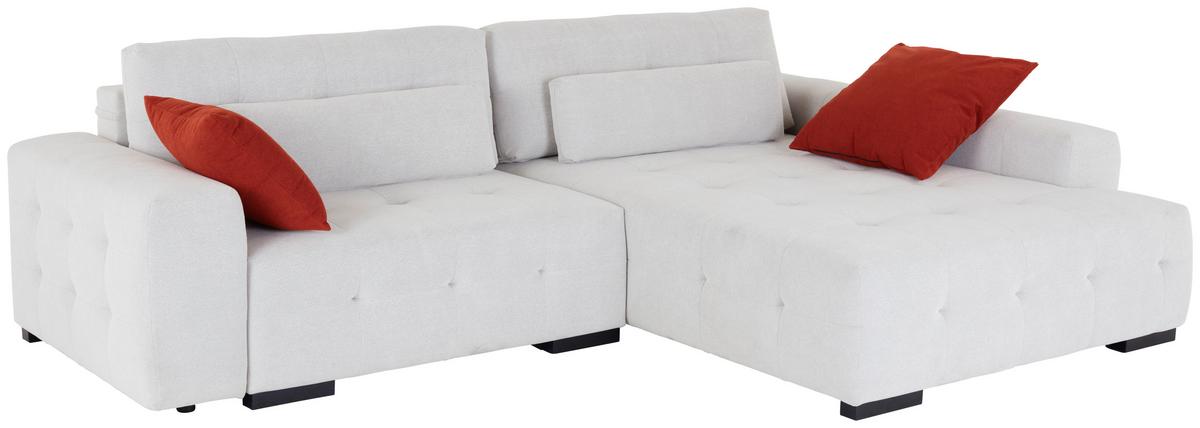 Kutna Garnitura Chance - bež/crvena, Moderno, drvni materijal/tekstil (301/201cm) - Modern Living