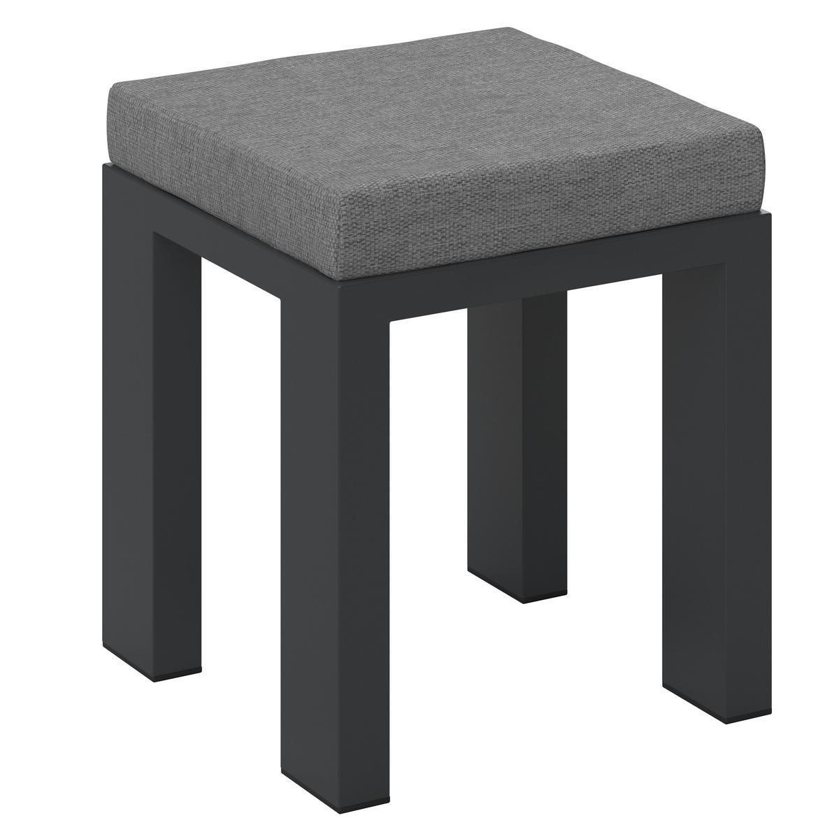 Garnitură grădină Melina - gri deschis/gri închis, Modern, lemn/metal (272/79/84cm) - Bessagi Garden
