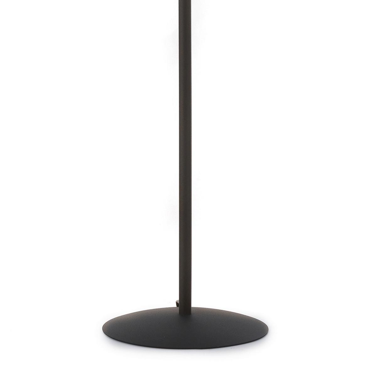 Stehleuchte Loris Paralume Creme/Schwarz max. 22 Watt - Creme/Schwarz, KONVENTIONELL, Textil/Metall (28/28/173cm)