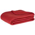 Fleecedecke Trendix Rot 130x180 cm - Rot, Textil (130/180cm) - Mömax modern living