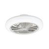 TAKFLÄKT TUIO - vit/kromfärg, Modern, plast (45/45/16cm) - Mömax