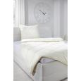 Steppdecke Schaffwoll, ca. 135x200cm - Beige, Textil (135/200cm) - NADANA