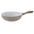 Wok Serpenyő Lexi - világosszürke/fehér, modern, műanyag/fém (28/8cm) - premium living
