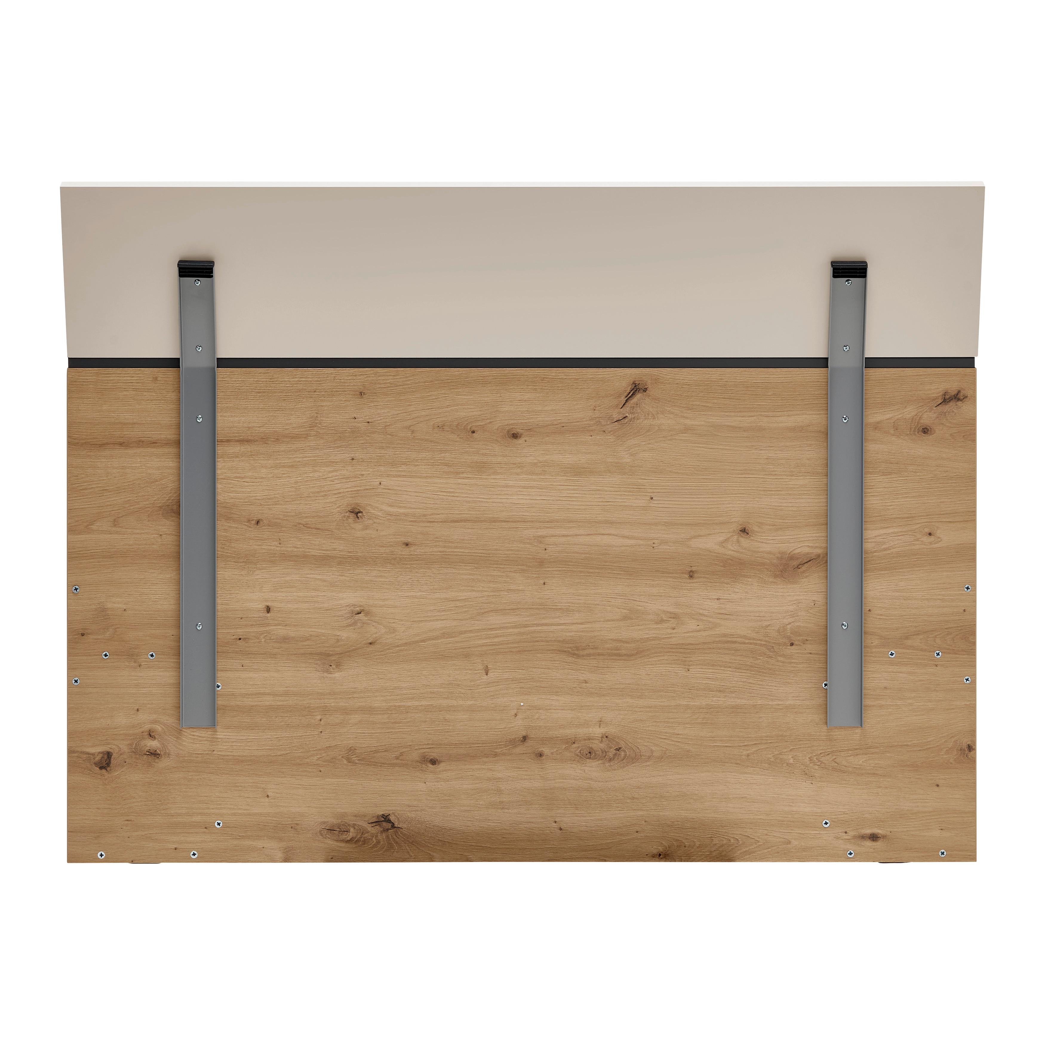 SÄNG MED FÖRVARING CASA MIA - ek Artisan/kashmir, Klassisk, trämaterial (140/200cm) - Mömax