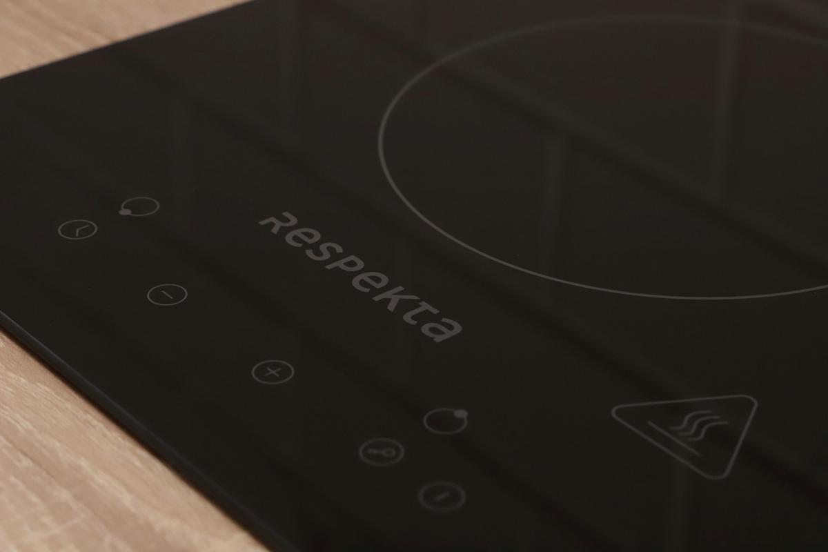 Kuhalna Plošča Bennet - črna, Trend, steklo (29/5/52cm) - Respekta