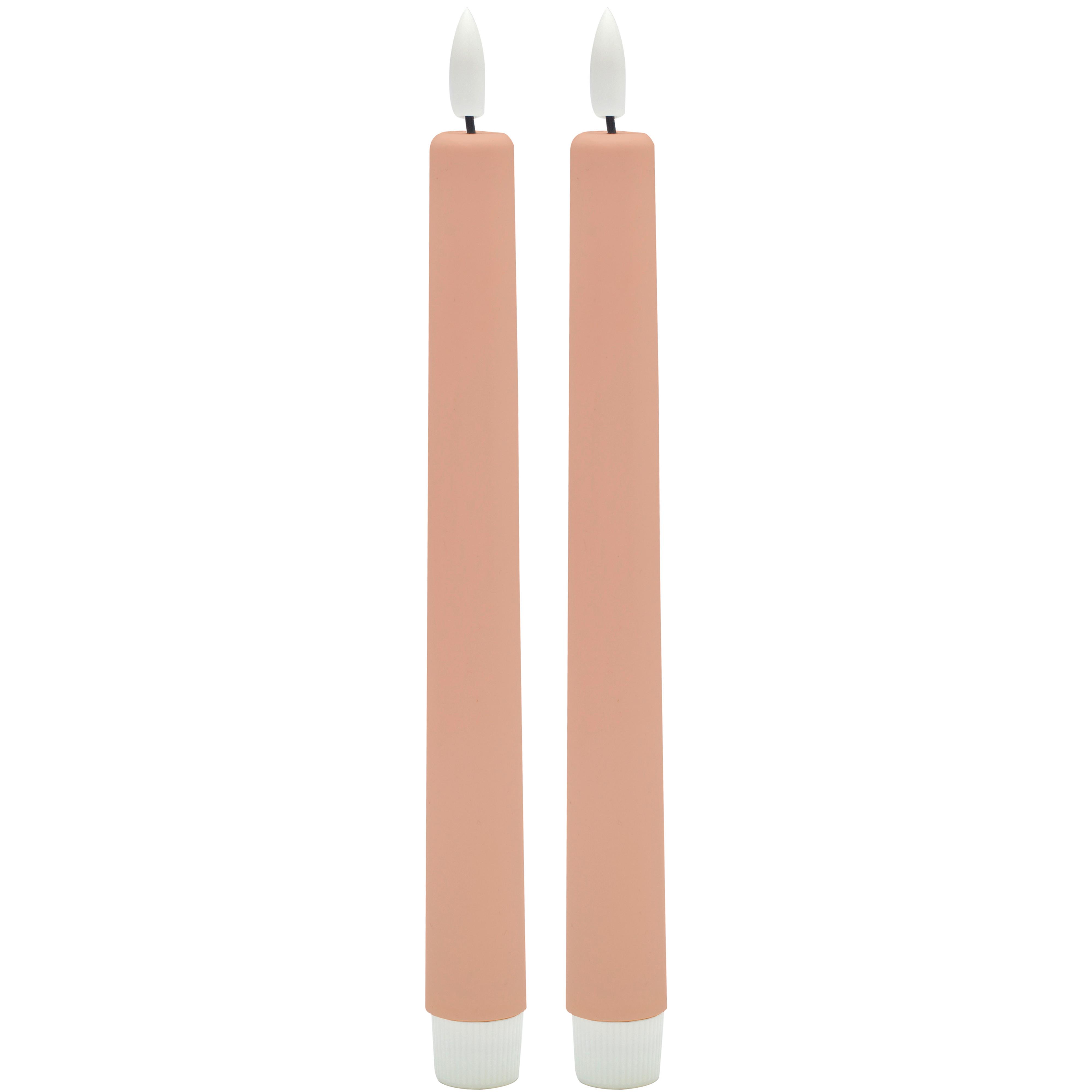 Stabkerze Rina Sandfarben, 2er Set - Sandfarben (2,2/22cm) - Mömax