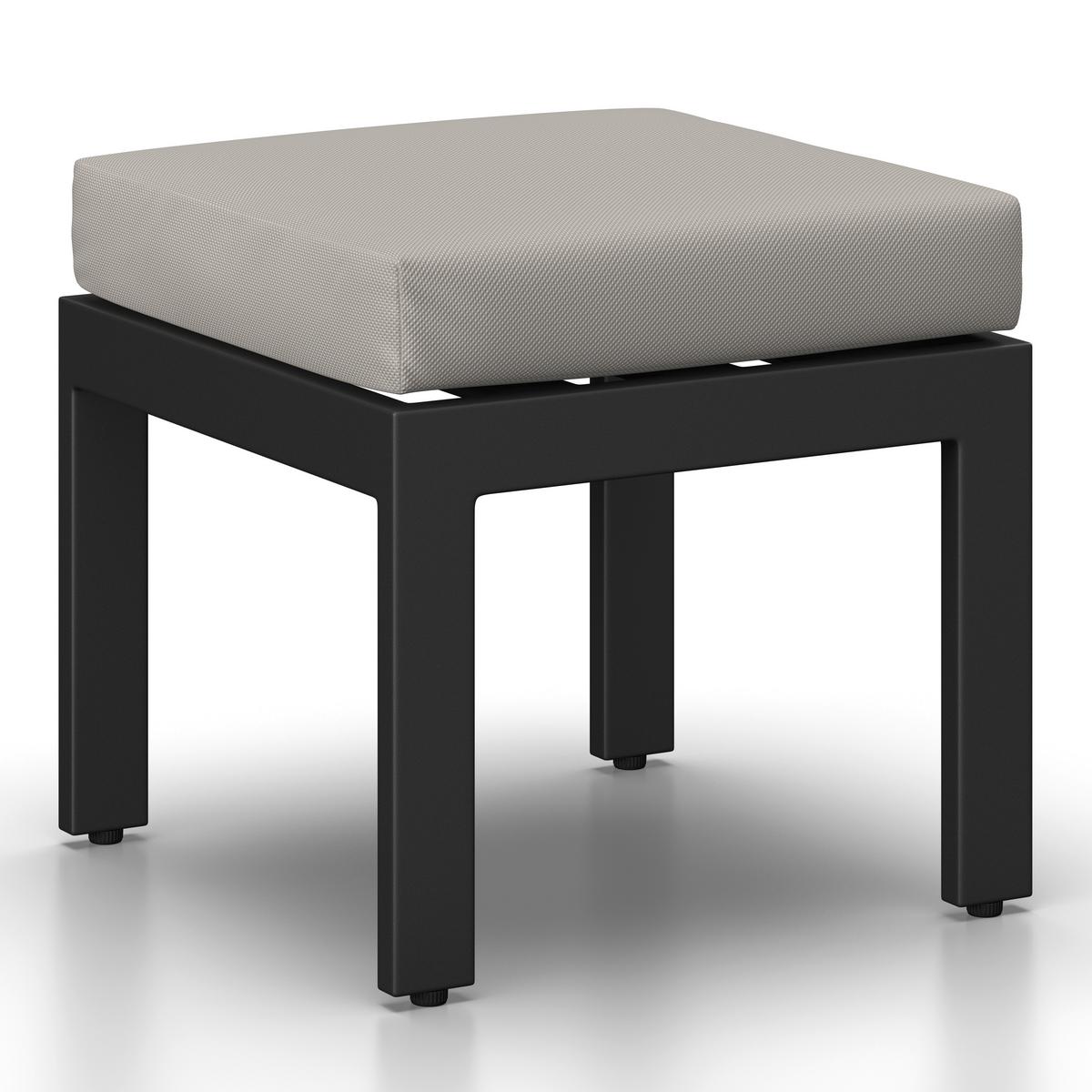 Garnitură grădină Selena - gri deschis/culoare inox, Modern, sticlă/metal (258/66/72cm) - Bessagi Garden