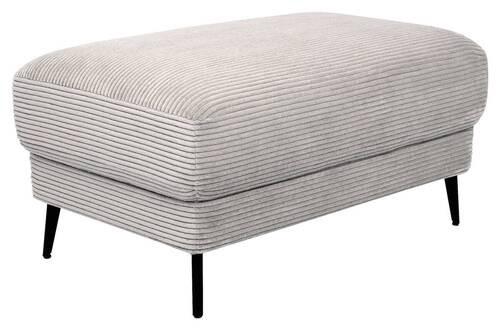 Hocker Cora in Beige - Beige, MODERN, Textil/Metall (92/46/60cm) - Mömax