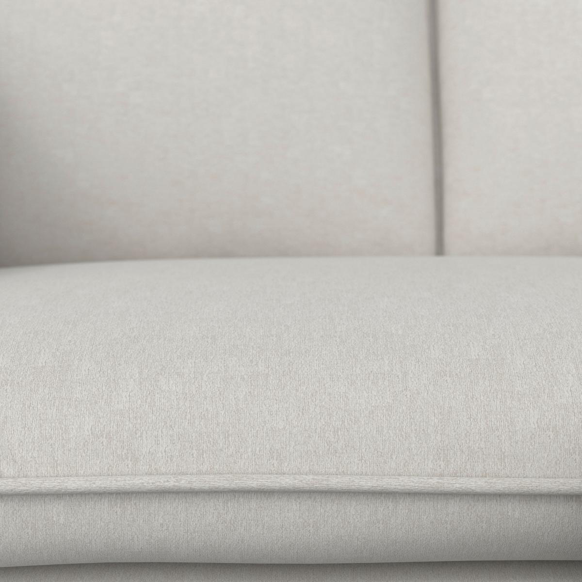 Ecksofa Illa Hellgrau Webstoff - Hellgrau/Naturfarben, MODERN, Holz/Textil (154/84/86cm) - Bessagi Home