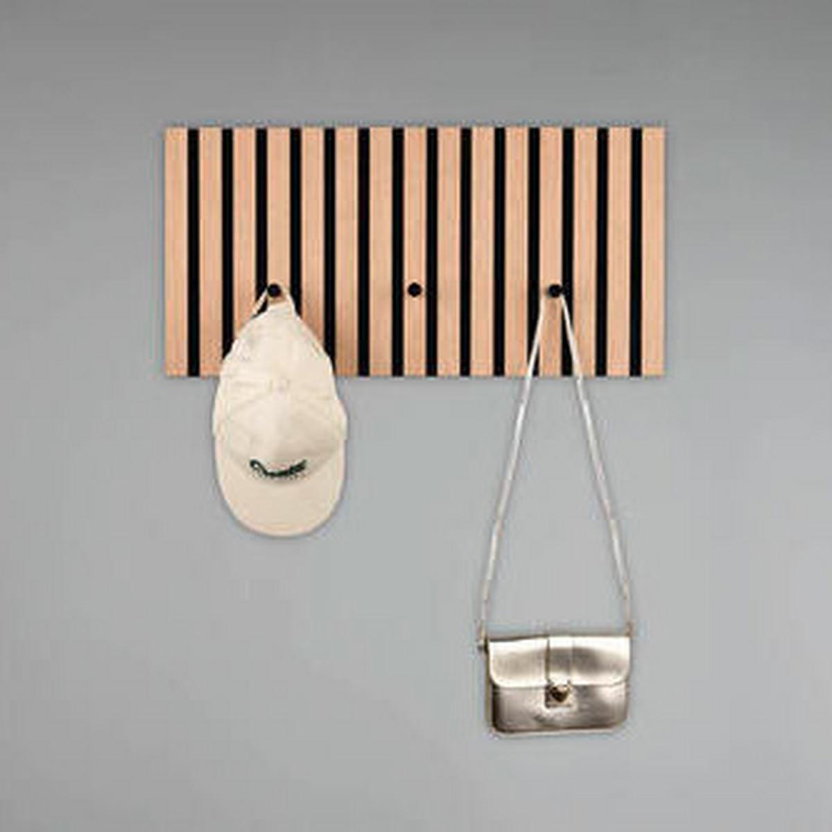 Garderobenleiste Grace Eiche Artisan - Eiche Artisan, MODERN, Holzwerkstoff/Textil (60/30/7cm) - Mömax