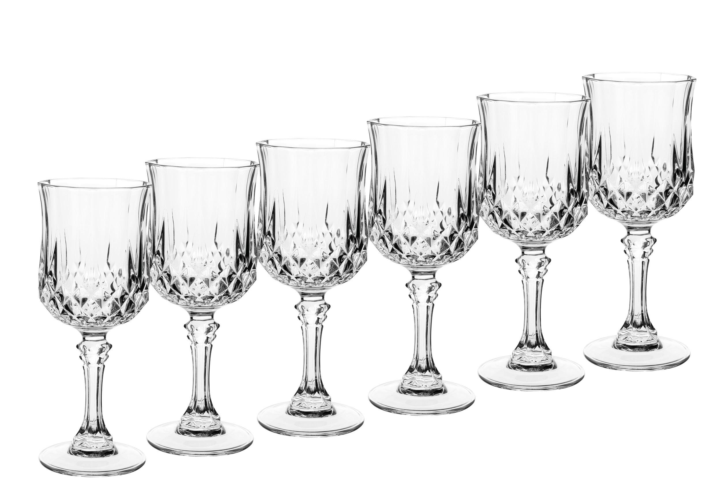 Rotweinglas Longchamp ca. 170ml, 6-teilig - Transparent, Basics, Glas (170ml) - Mäser