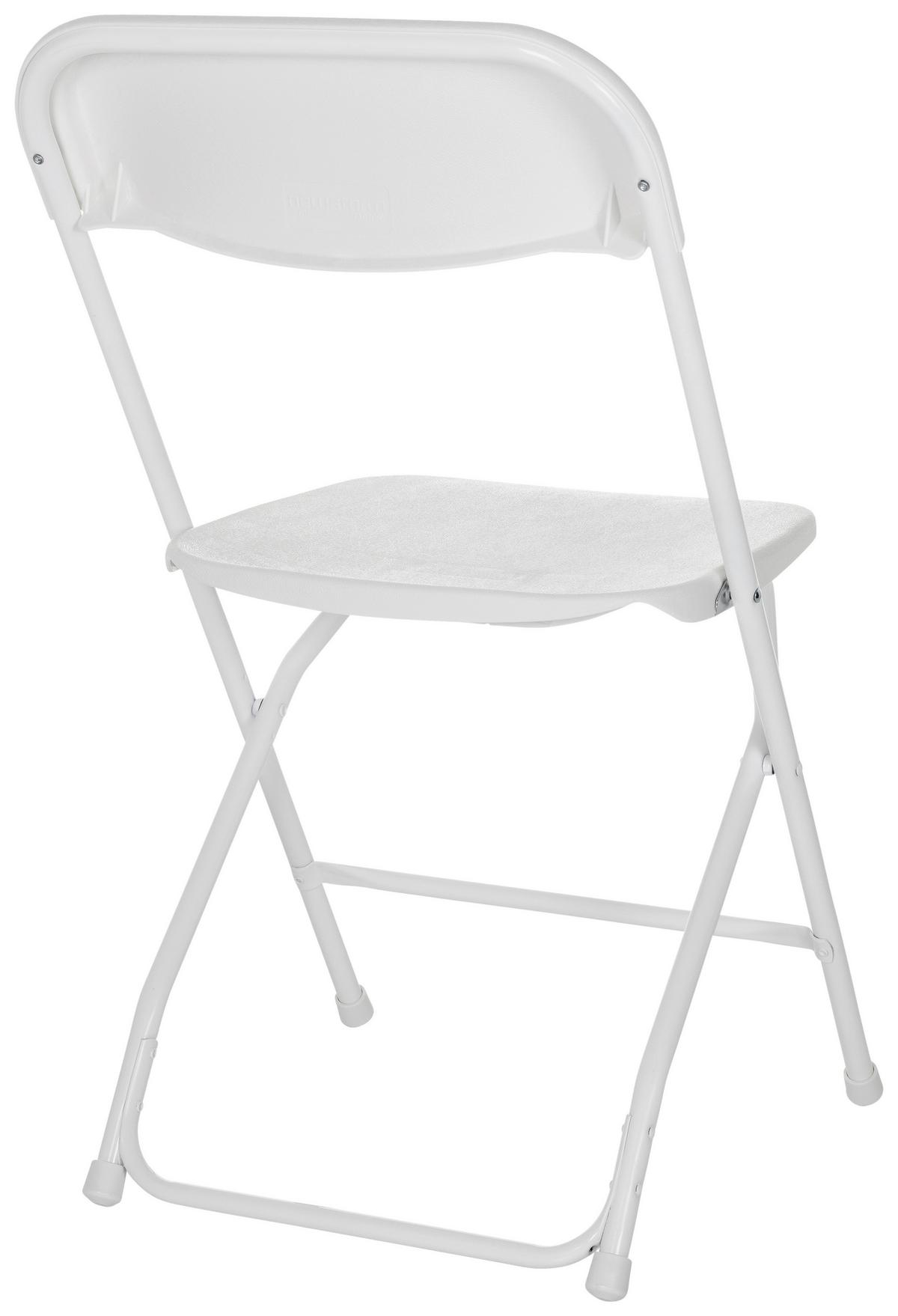Zložljiv Stol Tudela Xxl W, Bela - bela, Basics, umetna masa (46/80/50cm) - MID.YOU