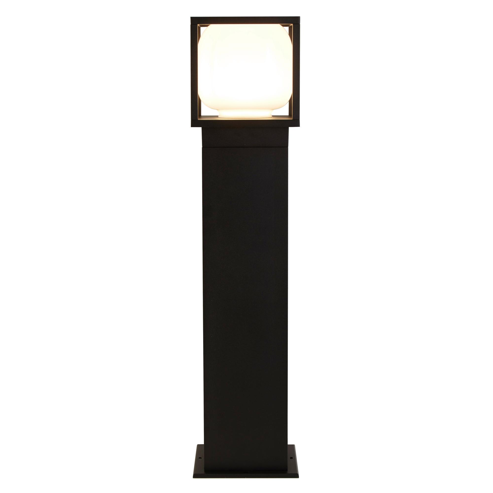 Led Kültéri Lámpa Athens Outdoor 38141-650 - fekete/fehér, Basics, műanyag/fém (15/65cm)