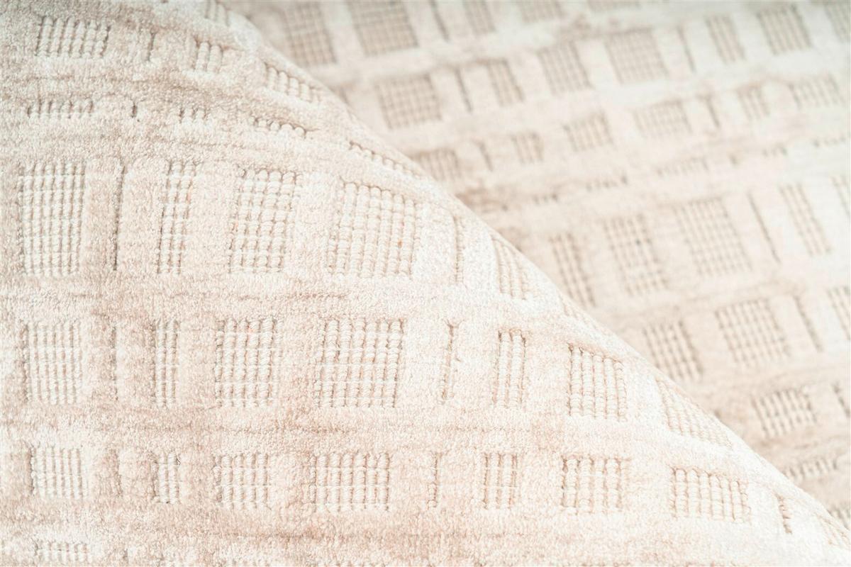 FLACHWEBETEPPICH KARMA 125 BEIGE/SILBER 120X170 - Beige/Silberfarben, Basics, Textil (120/170cm) - Kayoom