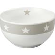 Müslischale Star in Weiß/Hellgrau - Hellgrau/Weiß, MODERN, Keramik (14/7,5cm) - MÖMAX modern living