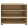 Regal Unit-Elements Midi - boje hrasta/crna, Moderno, drvni materijal (91,2/67,2/40cm) - Based
