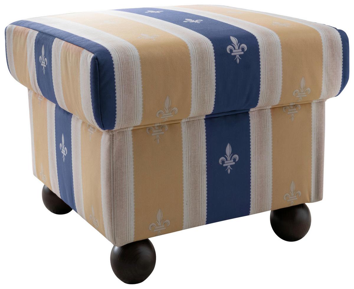 Sesselset Torello Blau Mikrofaser - Blau, KONVENTIONELL, Holz/Textil (92/102/145cm) - Livetastic