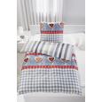 Bettwäsche Heidi Baumwollsatin 135x200/80x80cm - Multicolor, KONVENTIONELL, Textil (135/200cm) - PREMIUM LIVING