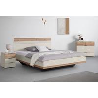Ágykeret Ellmau - Pezsgő/Artisan tölgy, Konventionell, faalapú anyag (180/200cm) - Premium Living