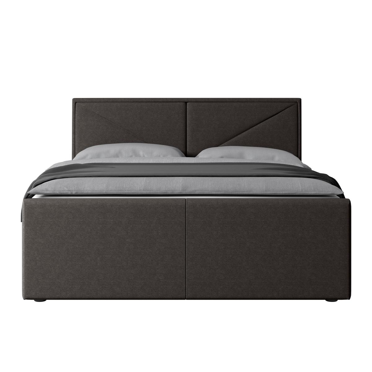 Bospringbett Lima ca. 180x200 cm Anthrazit - Anthrazit, MODERN, Holz/Kunststoff (180/200cm) - MID.YOU
