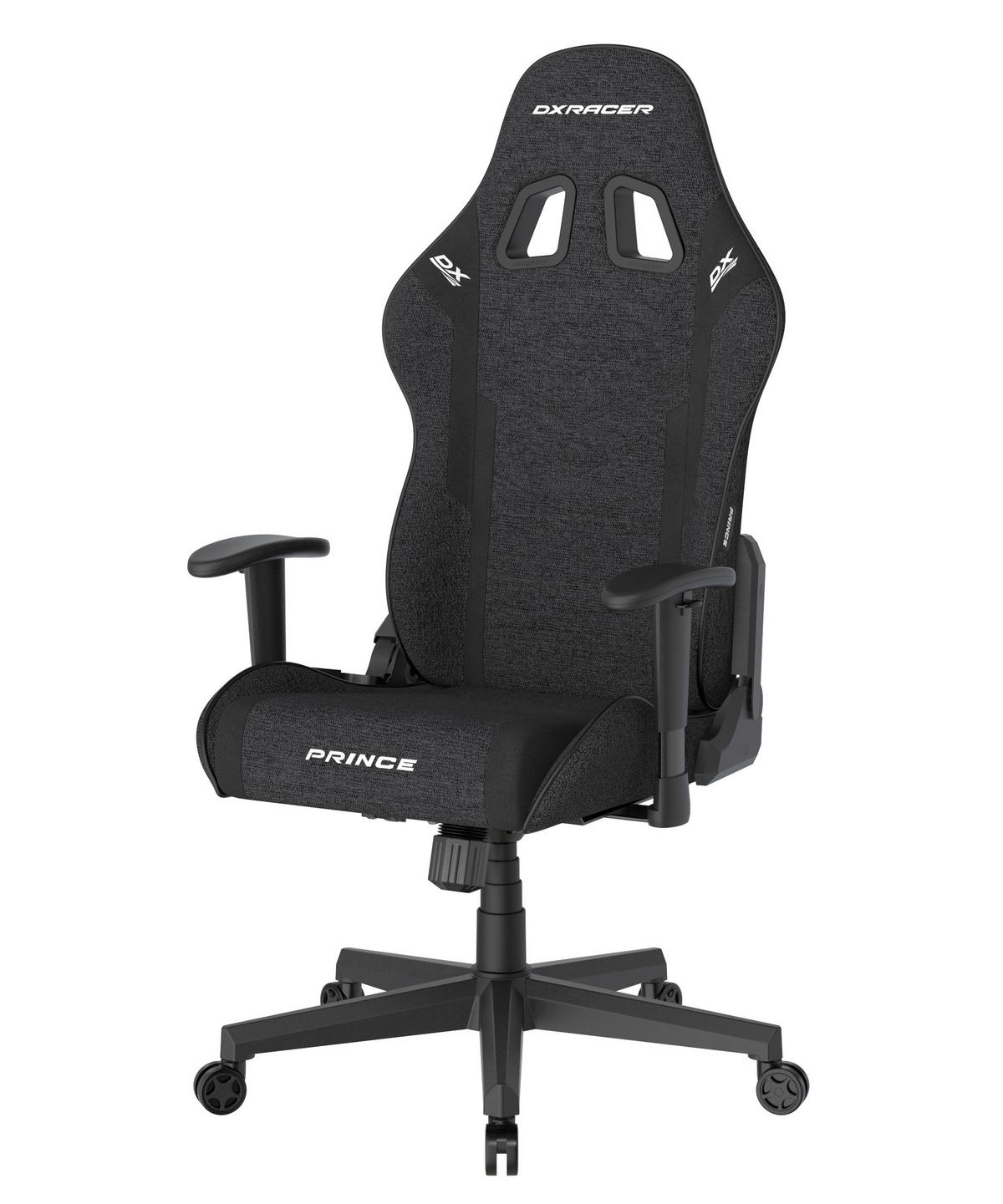 Gamingstuhl Prince Schwarz - Schwarz/Weiß, KONVENTIONELL, Kunststoff/Textil (70/132/70cm) - Dxracer
