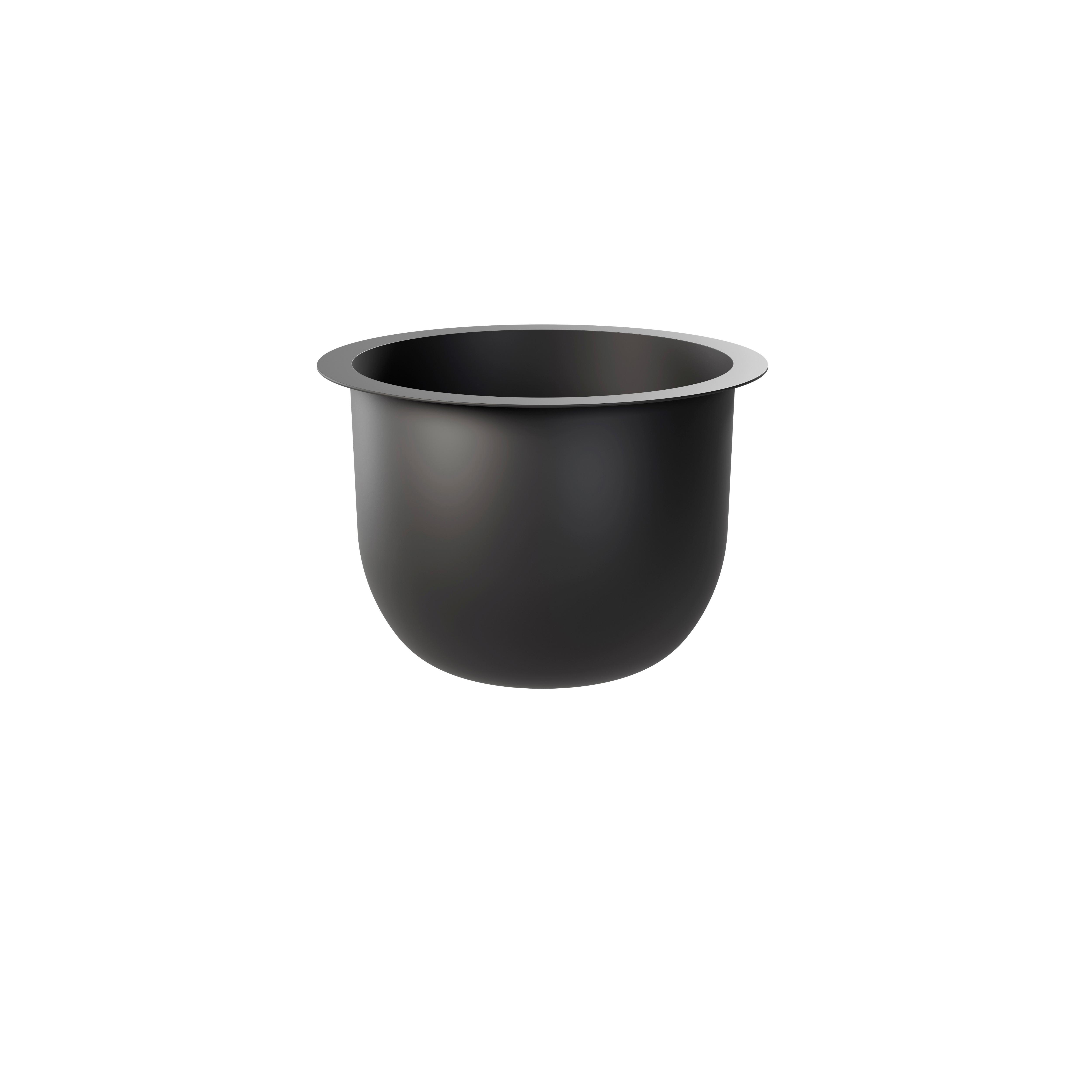 Übertopf Multivario Schwarz - Schwarz, MODERN, Kunststoff (29,5cm)
