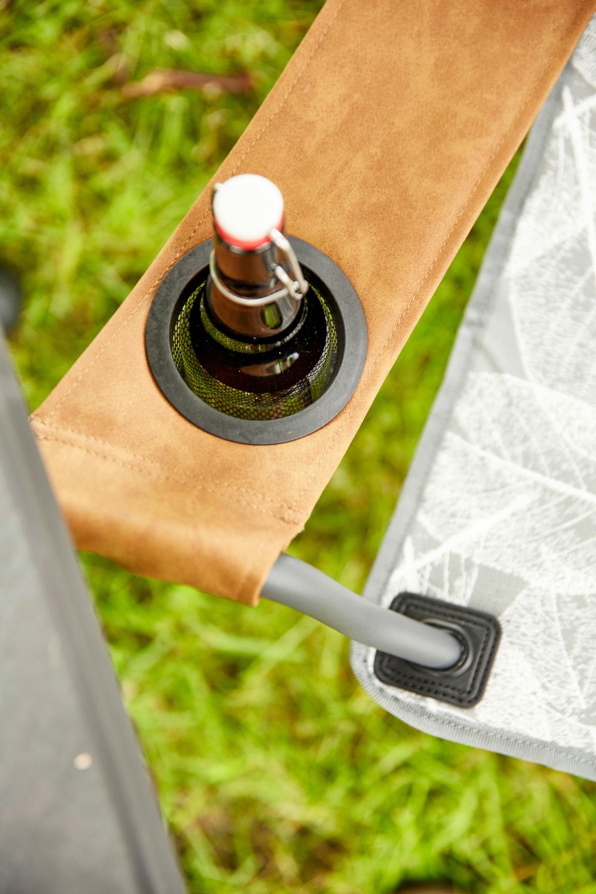 Campingsessel Faltbar M51747 mit Tragetasche - Anthrazit/Grau, KONVENTIONELL, Textil/Metall (90/96/61cm) - Siena Garden