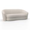 SOFFA ISABEL - svart/cremefärgad, Modern, trä/textil (197/72/86cm) - Bessagi Home