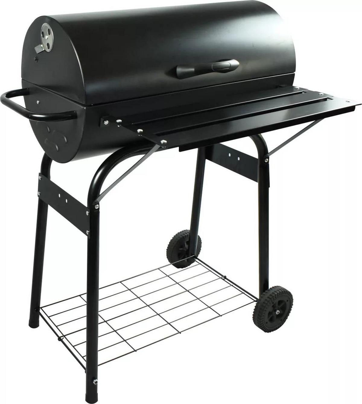 Faszenes Hordó Grill Garden Meister Gm2020 - fekete, műanyag/fém (80/60/100cm)