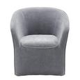 Sessel Dunkelgrau - Dunkelgrau/Anthrazit, MODERN, Holzwerkstoff/Textil (72/77/72cm) - Mömax modern living