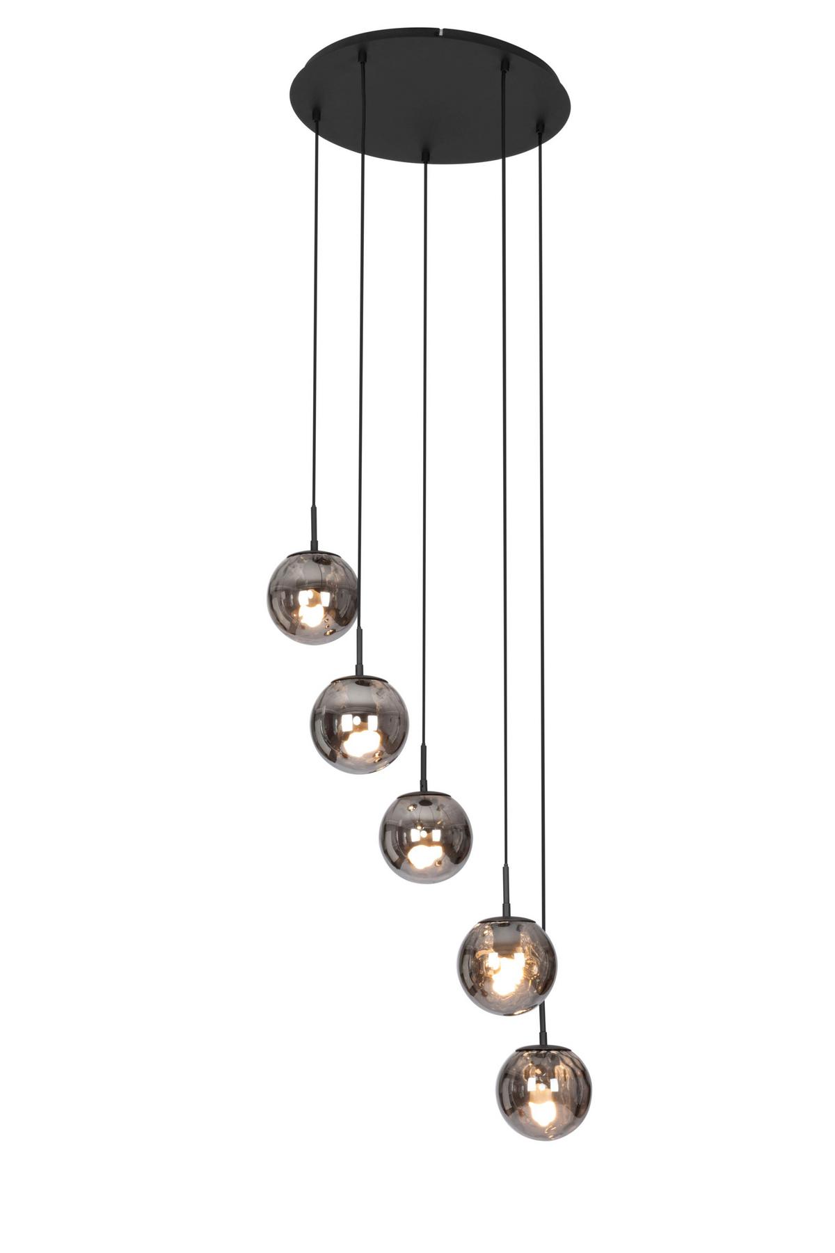 LAMPA WISZĄCA DALLAS - czarny, Basics, tworzywo sztuczne/metal (53/150cm) - Novel