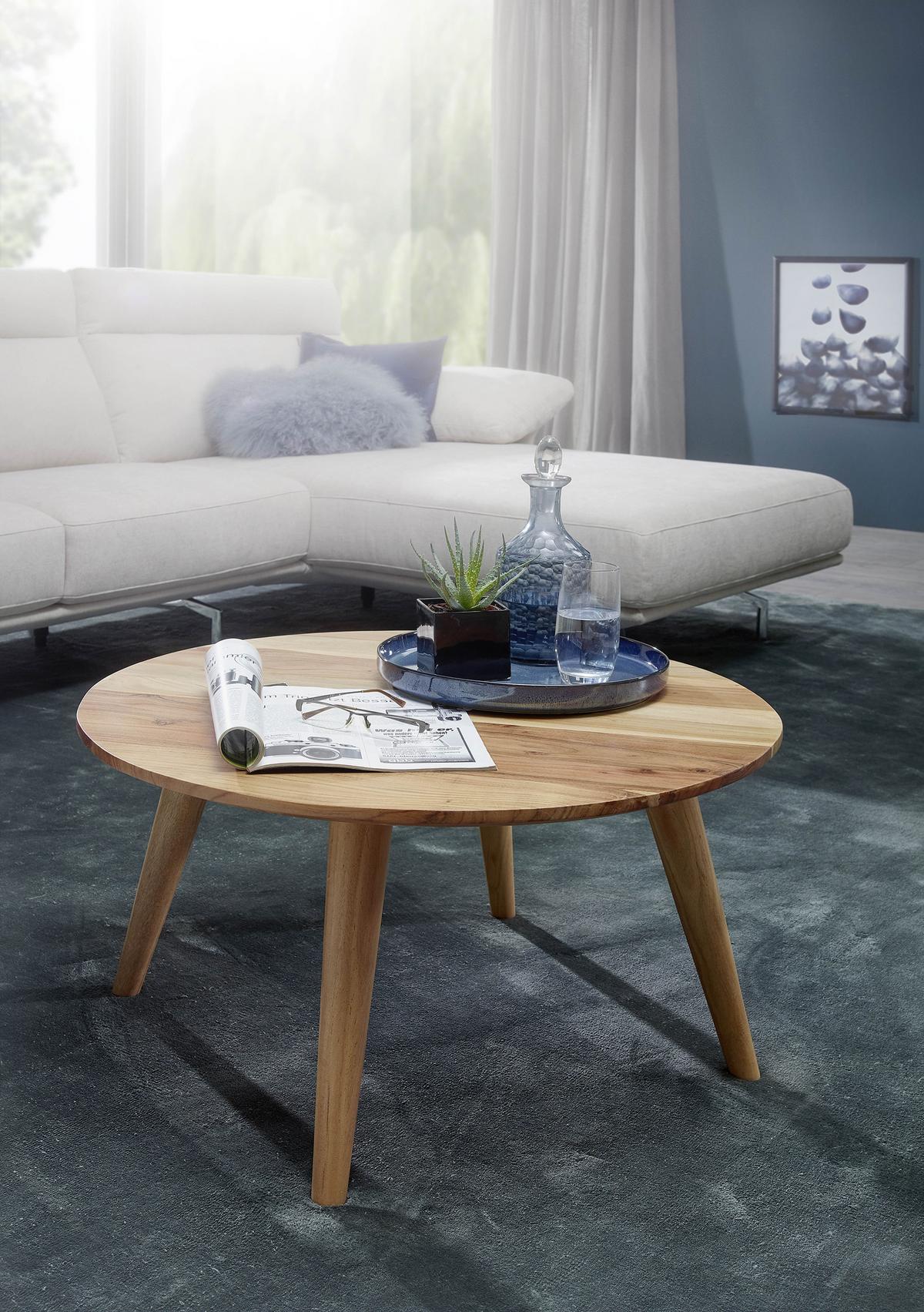 Klubska Miza Boha - barve akacije, Design, les (75/40/75cm) - MID.YOU