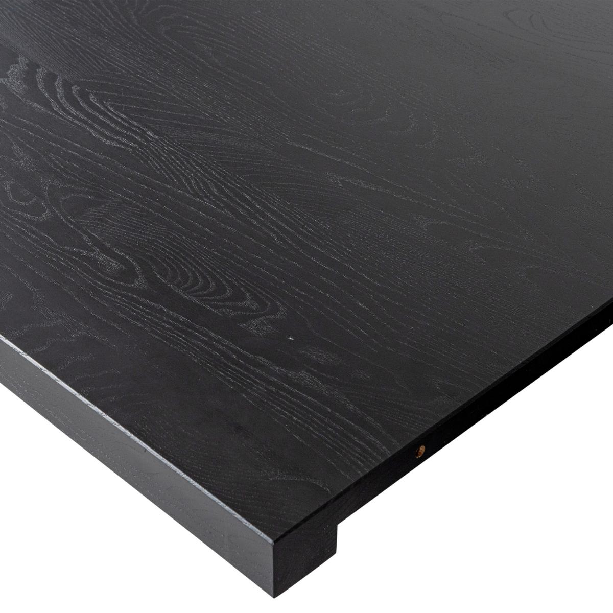 EINLEGEPLATTE Tablo Lungo Schwarz L: 150cm - Schwarz, MODERN, Holz (150/120/5cm) - Livetastic