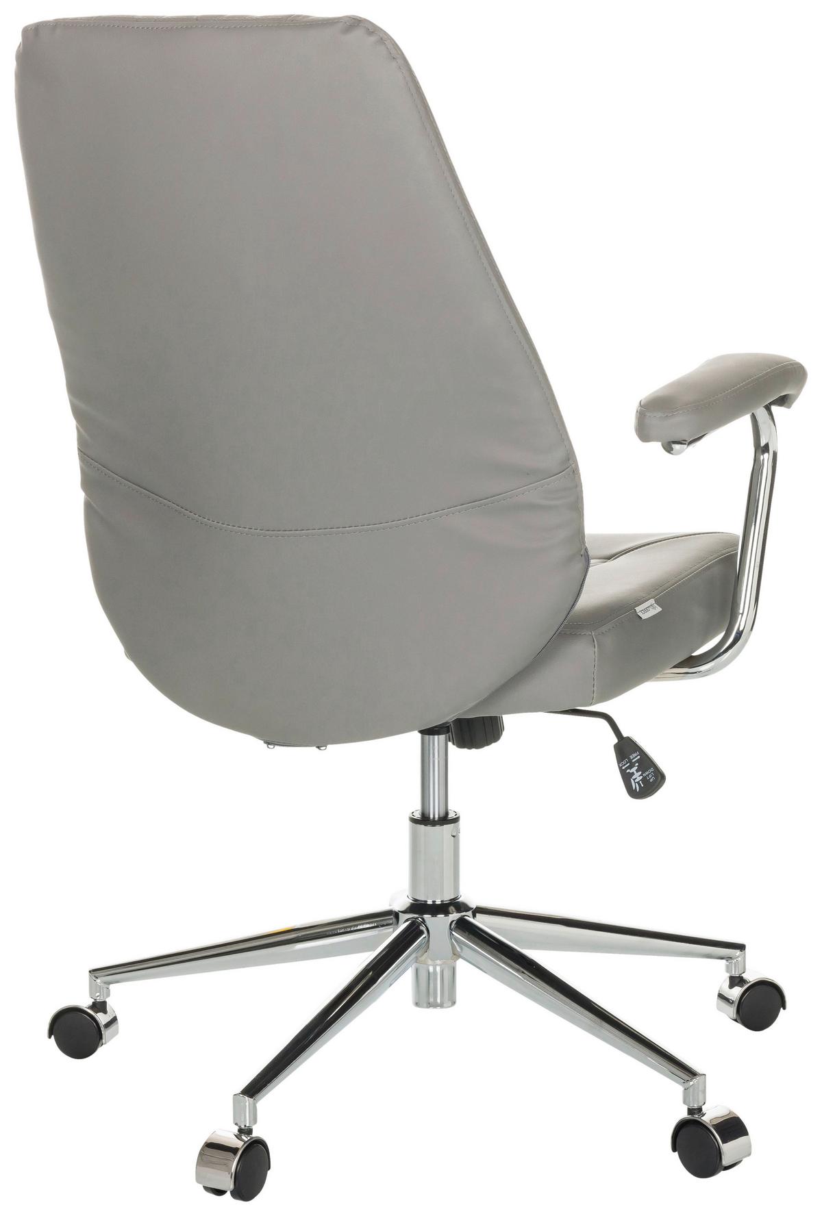 Pisarniški Stol Theo I, Siva - siva, Basics, kovina/umetna masa (68/96-103/68cm) - MID.YOU