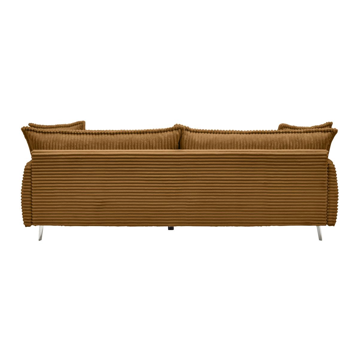 Canapea KISS - galben muștar, Modern, lemn (241/90/117cm) - Mömax