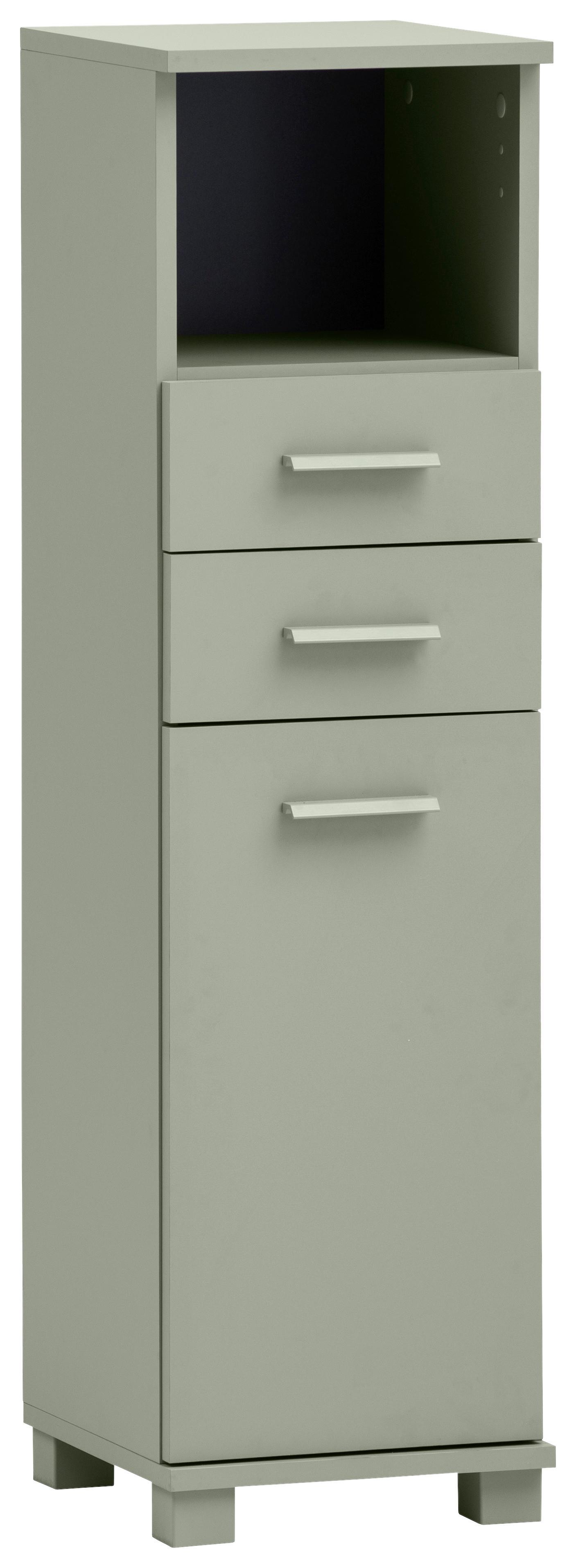 Midischrank Mono Grün - Grün, MODERN, Holzwerkstoff/Kunststoff (30,3/110,5/32,6cm) - MID.YOU
