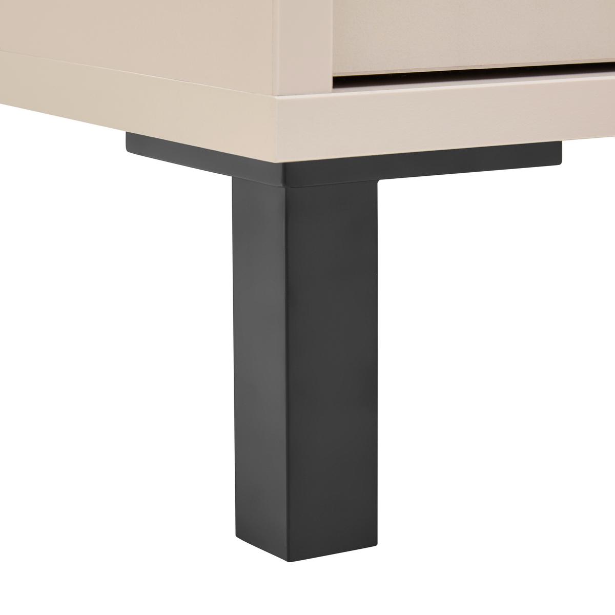 Garderobenbank Arran Kaschmir - Kaschmir, Modern, Holzwerkstoff (80/57/40cm) - Mömax