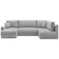 Coltar KIM U - gri, Modern, lemn (146/313/160cm) - Modern Living