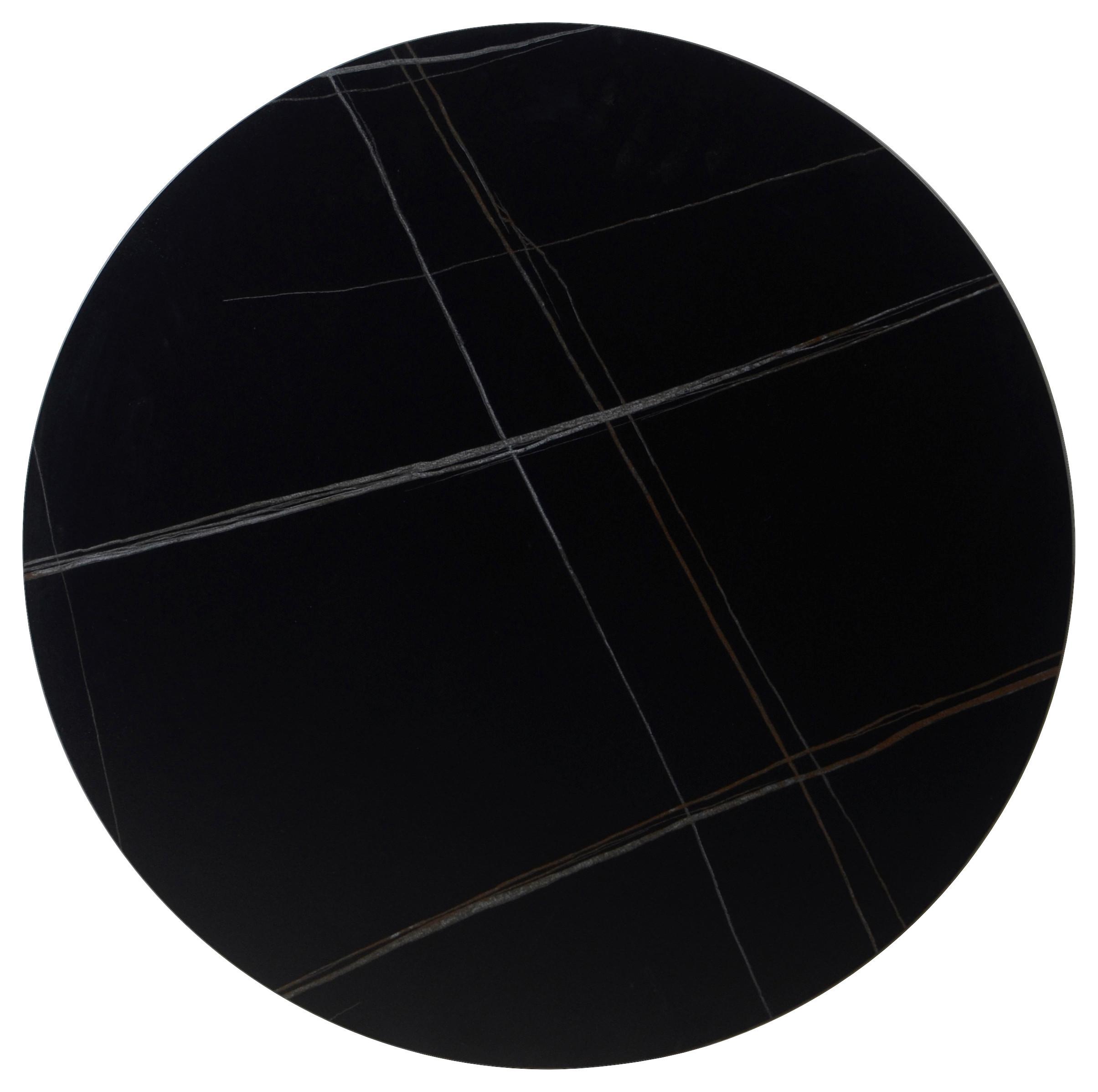 Bartisch Tobias Schwarz - Schwarz, Modern, Keramik/Metall (60/105cm) - Mömax