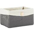 Košara Za Regal Denise S - siva, Romantika, umetna masa/tekstil (29/17/21cm) - Mömax modern living Košara Za Regal Denise S - siva, Romantika, umetna masa/tekstil (29/17/21cm) - Mömax modern living