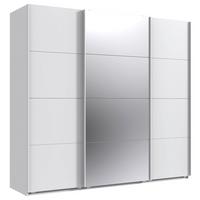 Ormar S Kliznim Vratima Norderstedt - bijela, Moderno, staklo/drvni materijal (225/208/64cm) - Modern Living