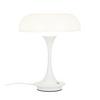 PORTABEL LAMPA RETRO - vit/kromfärg, Modern, metall/plast (19,5/24cm) - Mömax