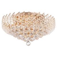 Kronleuchter Karolina Goldfarben max. 40 Watt - Goldfarben, Trend, Glas/Metall (51/24,5/51cm) - MAYTONI