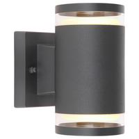 Zidna Svjetiljka Vanjska 32063-2a Alcala - prozirno/antracit, Basics, staklo/metal (10/16,5cm) - Globo