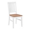 STOLSET ANTALIA - vit/naturfärgad, Modern, trä (44/98/59cm) - Bessagi Home