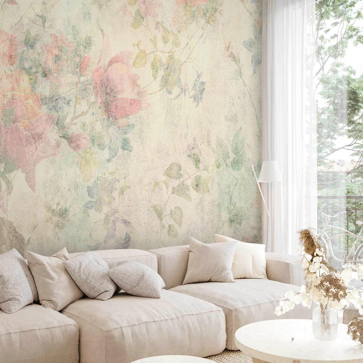 Fototapeta Sunk In Stone, 450x315cm - ekru/večbarvno, Trendi, tekstil (450/315cm) - artgeist